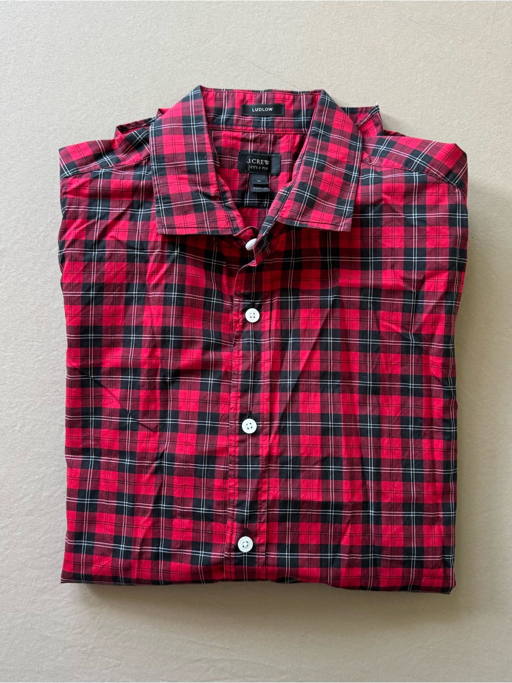 J.Crew Ludlow Tartan Plaid Shirt